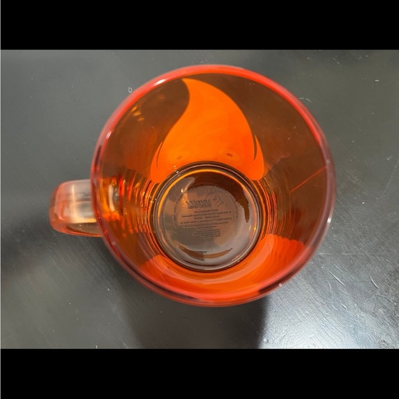 Firm! Studio Ghibli Howl's Moving Castle Calcifer Orange Glass Mug - Picture 8 of 8